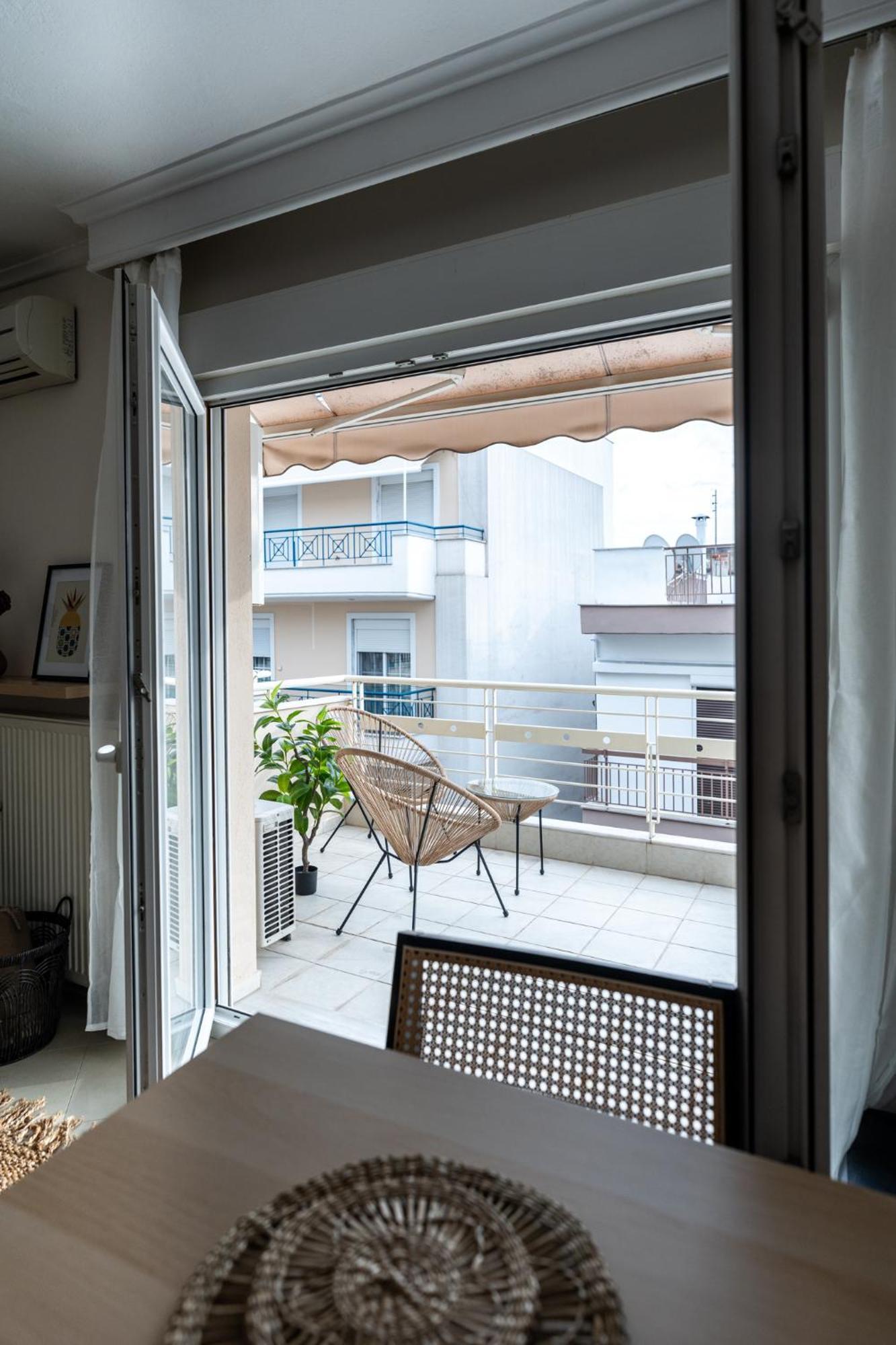 Pomegranate Luxury Penthouse Maisonette With Beautiful Terrace & Free Parking By Binobi ! 塞萨洛尼基 外观 照片