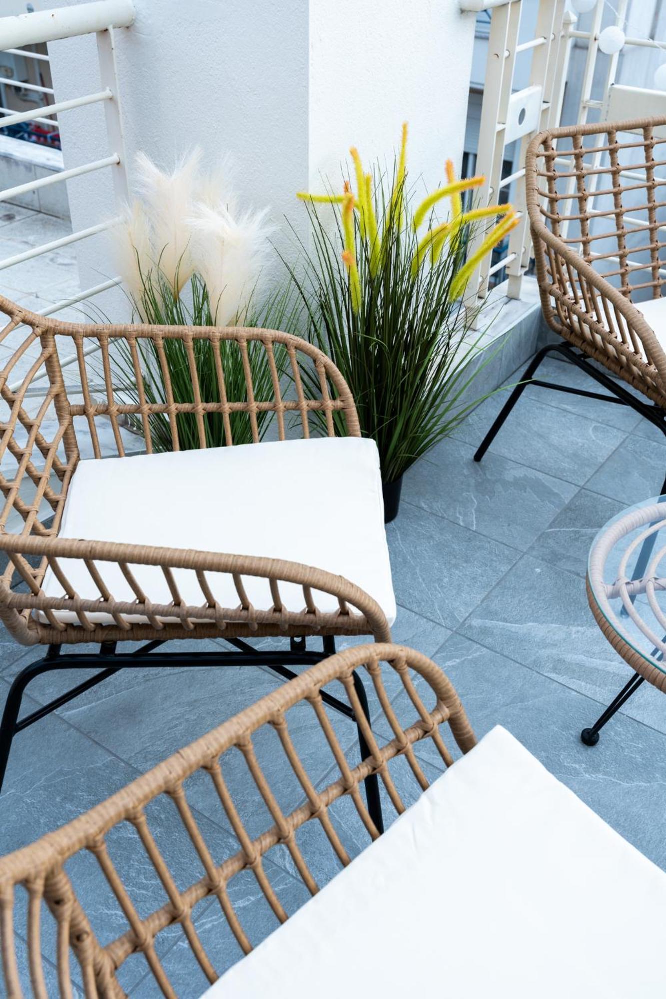 Pomegranate Luxury Penthouse Maisonette With Beautiful Terrace & Free Parking By Binobi ! 塞萨洛尼基 外观 照片